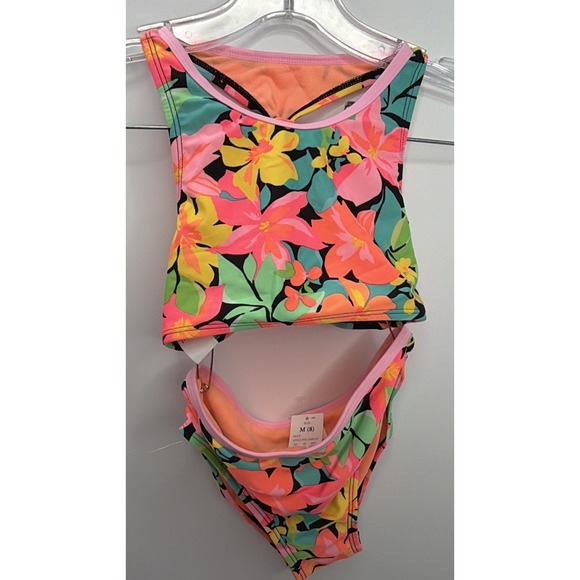 Cat & Jack Other - Cat and Jack Girls Floral 2 Piece Bikini Set Size MEDIUM 8 New with Tags